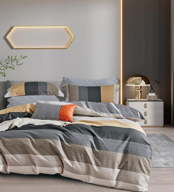 Постельное белье двухстороннее из твила TANGO TPIG-1700 50х70 (2шт), 70х70 (2шт) евро