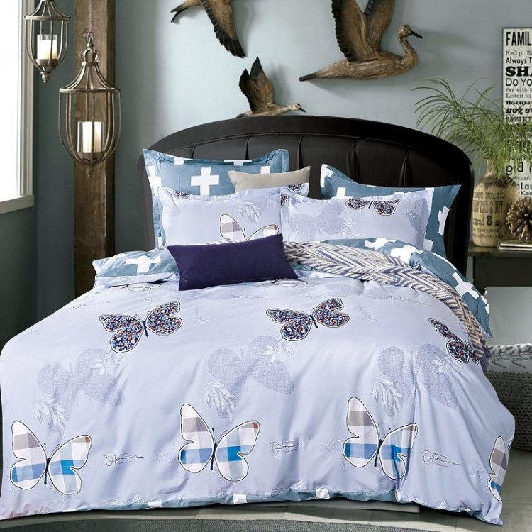 Постельное белье из микросатина TANGO DREAM FLY DF-238 50х70 (2шт) евро