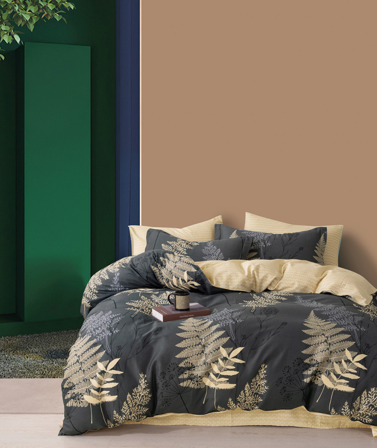 Постельное белье из твил-сатина TANGO савой 70х70 (2шт) 1,5-спальное