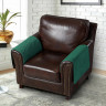 Накидка на подлокотники из микрофибры TANGO SOFA зеленая 70x70 (1шт)