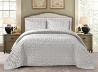 Покрывало с наволочками тонкое из велюра TANGO ROMBI ROM-14 240х260