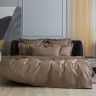 Постельное белье из египетского хлопка с простыней на резинке 160х200 GERMAN GRASS Brownie Allure Grass семейное
