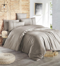 Постельное белье из DELUXE ранфорса KARVEN N028 GALA VIZION 50х70 (2шт) 1,5-спальное