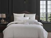 Постельное белье из фланели ASABELLA Pied-de-poule 50х70 (1шт) и 70х70 (1шт) 1,5-спальное