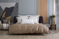 Комплект наволочек из египетского хлопка GERMAN GRASS с широкой отделкой Alpine Caramel Beige Allure Grass 50х70 (2шт)