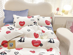 Постельное белье из твил-сатина TANGO лав-гав 50х70 (2шт), 70х70 (2шт) евро