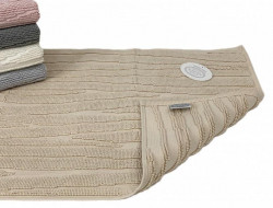 Коврик для ног махровый хлопковый KARVEN KV434 WAY bej 50х80