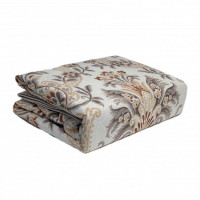 Покрывало из хлопка стеганое KARVEN Y924 LIYA V2 BEJ 240х260 с наволочками 50х70 (2шт)