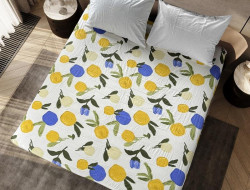 Простыня на резинке из твил-сатина TANGO SAT1620-23 160х200х30