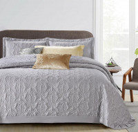 Покрывало с наволочками тонкое атласное CRISTELLE QUEEN VICTORIA QV-11 240х260