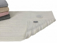 Коврик для ног махровый хлопковый KARVEN KV434 WAY krem 50х80