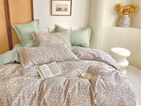 Постельное белье из твил-сатина TANGO цветоли 70х70 (2шт) 1,5-спальное