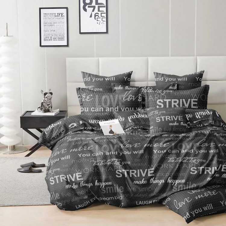 Постельное белье из микросатина TANGO DF02-511-70 DREAM FLY 70х70 (2шт) 2-спальное