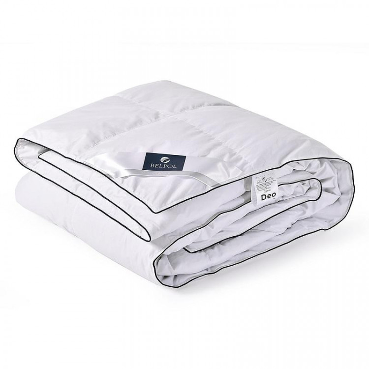 Одеяло кассетное из серого гусиного пуха BELPOL DEO 140х205 всесезонное