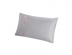 Наволочка из египетского хлопка Premium с вышивкой ASABELLA Пионы 50х70 (1шт)