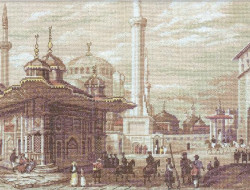 Набор для вышивания PANNA Золотая коллекция GM-1292 СТАМБУЛ. ФОНТАН СУЛТАНА АХМЕТА 42х26