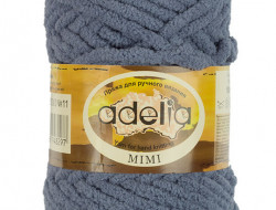 Пряжа ADELIA MIMI №11 синяя 100% полиэстер, 5 шт х 100 гр, 80 м +/- 4 м