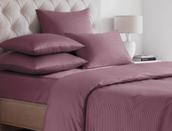 Пододеяльник из страйп-сатина SAILID ST-8-150х215 божоле 150х215