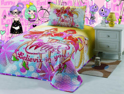 Покрывало детское с наволочкой хлопковое CAMOMILLA CB11-32 155х200