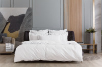 Постельное белье из египетского хлопка GERMAN GRASS Alpine White Allure Grass семейное