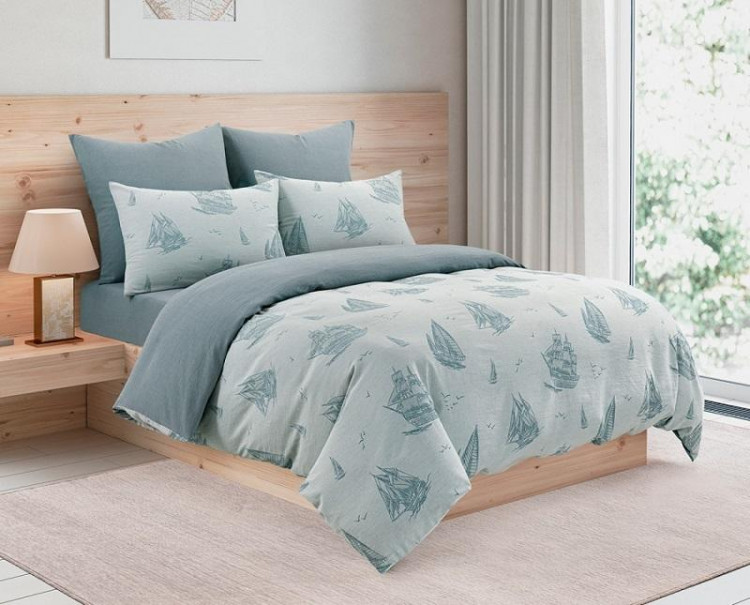 Постельное белье из уваренного жаккарда SAILID NF-4-4 семейное