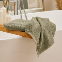 Полотенце махровое TAC VENTURA GREEN фисташковое 70х140