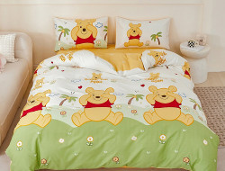 Постельное белье из сатина TANGO винни 50х70 (2шт) 1,5-спальное
