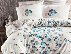 Постельное белье из ранфорса KARVEN N023 CHANCE TURQUOISE 50х70 (2шт), 70х70 (2шт) евро