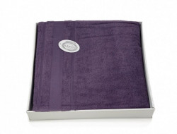 Плед из хлопка махровый KARVEN P956 ADA V12 фиолетовый 160х220