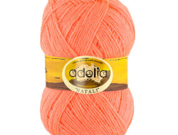 Пряжа ADELIA NATALI №29 коралловая 100% акрил, 10 шт х 50 гр, 300 м +/- 10 м