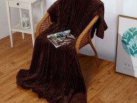 Плед из велсофта АЛЬВИТЕК SOFT PLUSH CARRE 004-SP 150х200