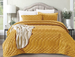 Покрывало с наволочками тонкое велюровое TANGO ROXETTE ROX-13 240х260