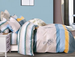 Постельное белье двухстороннее из твил-сатина SAILID BP-154-3 евро