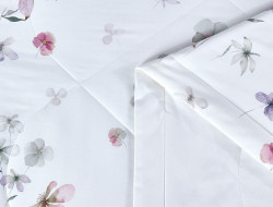 Постельное белье с летним одеялом из египетского хлопка Premium ASABELLA Ботаника 50х70 (2шт) евро