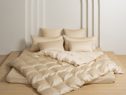 Постельное белье с простыней на резинке 160х200 GERMAN GRASS VANILLA BRILLIANT GRASS 50х70 (2шт), 70х70 (2шт) евро