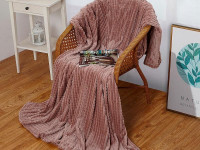 Плед из велсофта АЛЬВИТЕК SOFT PLUSH CARRE 003-SP 180х200