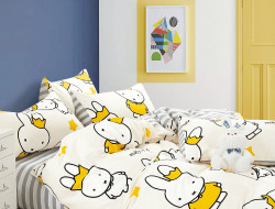 Постельное белье из твил-сатина TANGO miffy 50х70 (2шт) 2-спальное