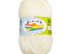Пряжа ALPINA SAMANTHA №03 шампань 75% вискоза, 25% полиэстер 10 шт х 50 гр, 160 м +/- 10 м