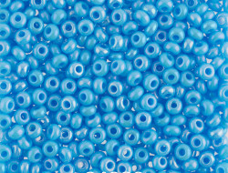 Бисер PRECIOSA (Чехия) круглый 1 10/0 2.3 мм 500 гр 64020 (Ф080) светло-голубой меланж