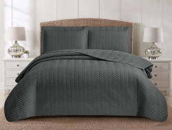 Покрывало тонкое из микрофибры TANGO AMZ MARRAKECH графит 215х240