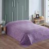 Плед из хлопка махровый KARVEN P962 CORNELY V12 фиолетовый 160х220