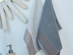 Набор кухонных полотенец TAC KITCHEN серый 40х60 (2шт)