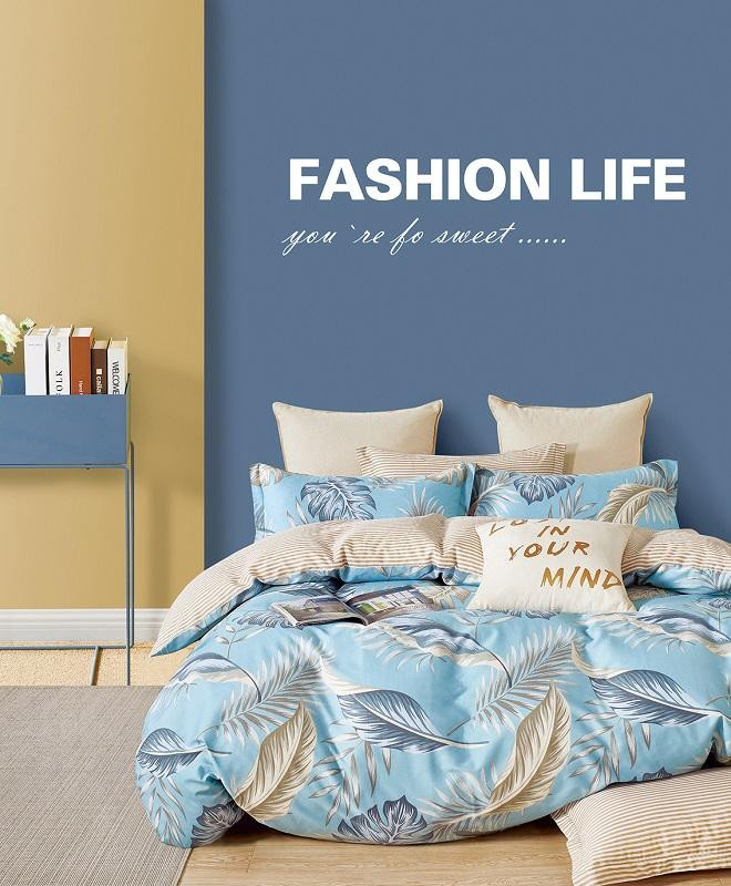 Постельное белье двухстороннее из твила TANGO TPIG-1723 50х70 (2шт), 70х70 (2шт) евро