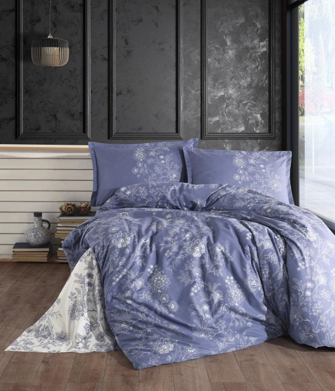 Постельное белье из ранфорса KARVEN N023/1 NALA BLUE V-2 50х70 (2шт) евро