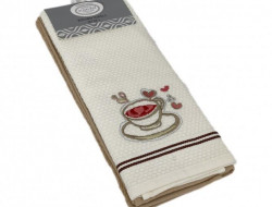 Набор кухонных полотенец хлопковых KARVEN HM770 ASKILI MUTFAK bej-krem V1 40х60 (2шт)