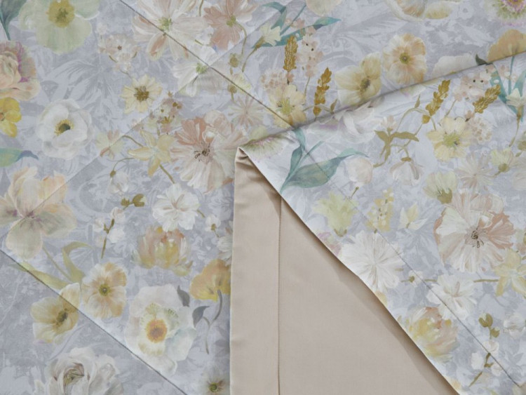 Постельное белье с летним одеялом фланелевое из тенсела ASABELLA Калейдоскоп 50х70 (2шт) 1,5-спальное