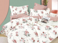Постельное белье из твила TANGO теплый букет 70х70 (2шт) 2-спальное