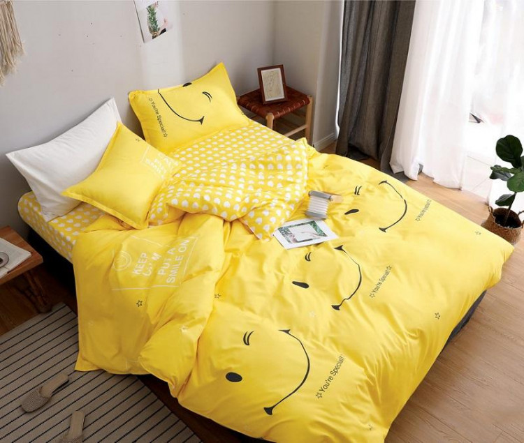 Постельное белье из микросатина TANGO DREAM FLY DF-45 50х70 (1шт), 70х70 (1шт) 1,5-спальное