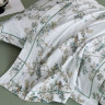 Постельное белье из египетского хлопка Premium ASABELLA Веточки весны 50х70 (2шт) и 70х70 (2шт) евро