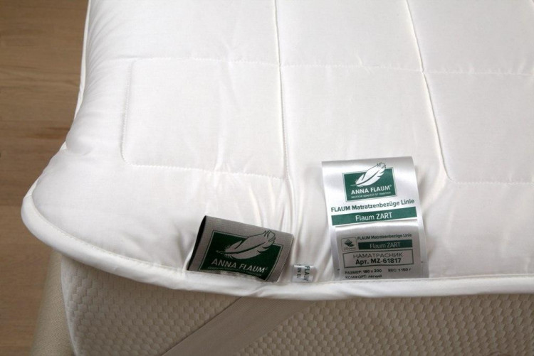 Наматрасник стеганый из хлопка ANNA FLAUM ZART KOLLEKTION 160х200